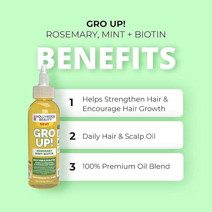 Hollywood Beauty Level Up! Daily Hair, Scalp & Skin Oil Trio (3 Products)