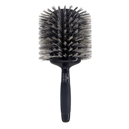 Phillips Brush Luxe Monster Vent 1 Professional Hair Brush (5” Diameter Barrel) – Black & Rose Gold Vented Hairbrush with Nylon Reinforced Boar Hair Bristles, Ergonomic Rubber Grip