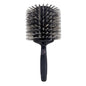 Phillips Brush Luxe Monster Vent 1 Professional Hair Brush (5” Diameter Barrel) – Black & Rose Gold Vented Hairbrush with Nylon Reinforced Boar Hair Bristles, Ergonomic Rubber Grip