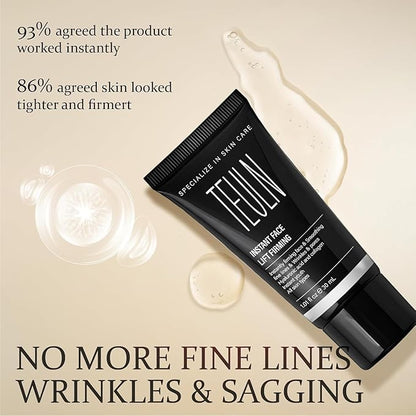 Instant Face Lift Cream,Instant Face Tightener, Smoothing Fine Lines, Wrinkles and Pores