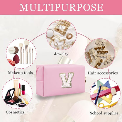 Personalized initial letter patch makeup