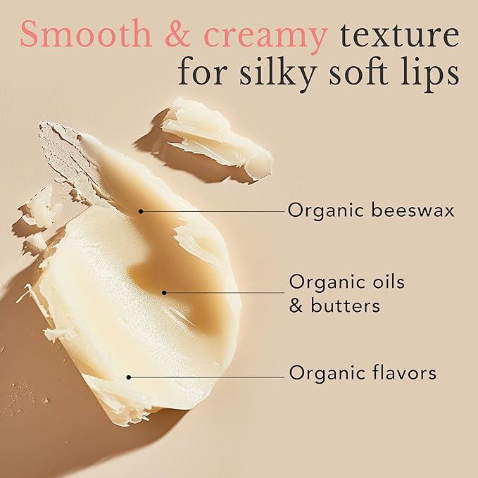 Organic Lip Balm - 4 Pack