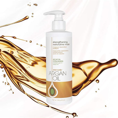 One 'n Only Hair Mask with Argan Oil, Strenghtening Restorative Mask, Helps Maintain Moisture Level for a Shiny Texture, Provides Color Protection, 8.5 Ounce