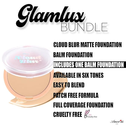 Beauty Amorus Cloud Blur Matte Balm Foundation, Full 0.3 oz