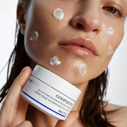 goop Beauty Nourishing Face Cream | Improves Firmness, Elasticity, & Brightness | Botanicals, Ceramides, & Squalane | Anti Wrinkle Moisturizer | 1.7 fl oz