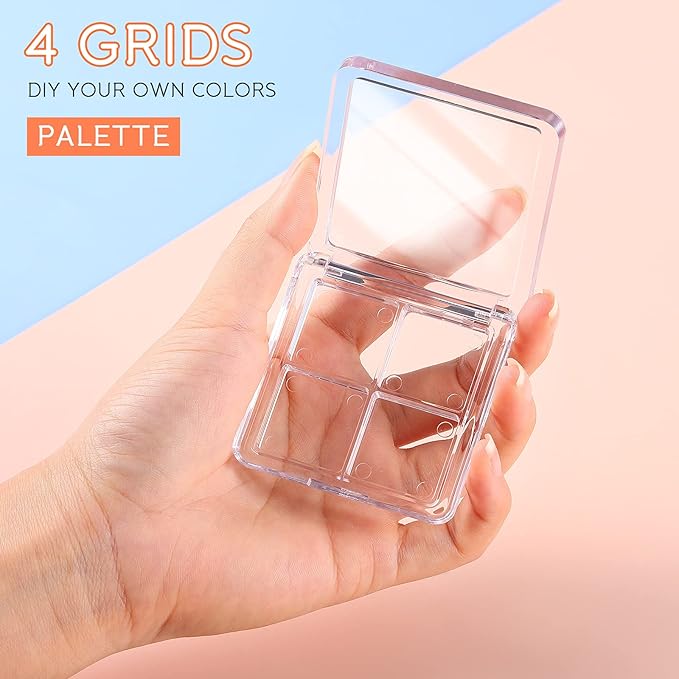 Beaupretty Empty Lipstick Palette，2 Pieces Empty Lipstick Box