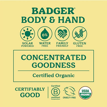 Badger Healing Balm, Hard Working Hands Cream, Organic Hand Cream for Dry Cracked Hands, Long Lasting Hand Moisturizer/Dry Hands Treatment, .75 oz Tin, 3-Pack