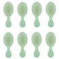 Bridesmaid Proposal Gifts: Mini Dry and Wet Travel Detangling Brush Set for Wedding Party Favors (Sage Green)