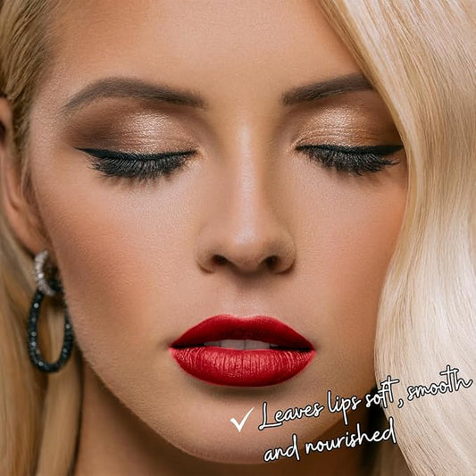 Classic Red Velvet Mousse Liquid Lipstick | High-Pigmented Non-Sticky Non-Drying | Rita
