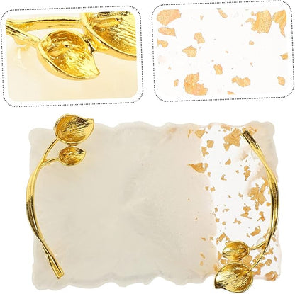 FOMIYES 2pcs Nail Palette Vintage Nail Plate White
