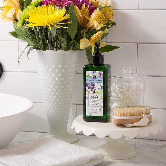 Liquid Soap, Shea Butter Enriched (12 oz), No. 9 - Grape, Black Currant & Musk