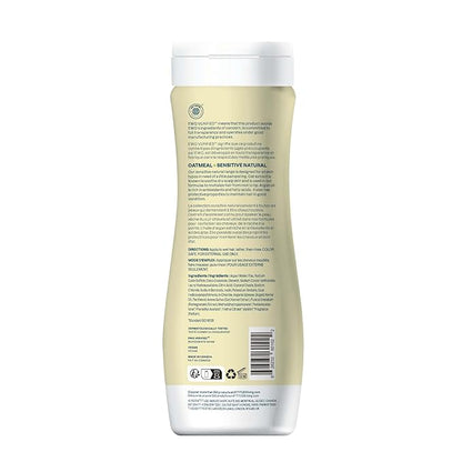 ATTITUDE Hair Shampoo for Sensitive Dry Scalp, EWG Verified, Soothing Oat, Protects Color, Naturally Derived Ingredients, Vegan and Plant-Based, Color Care, Argan Oil, 16 Fl Oz