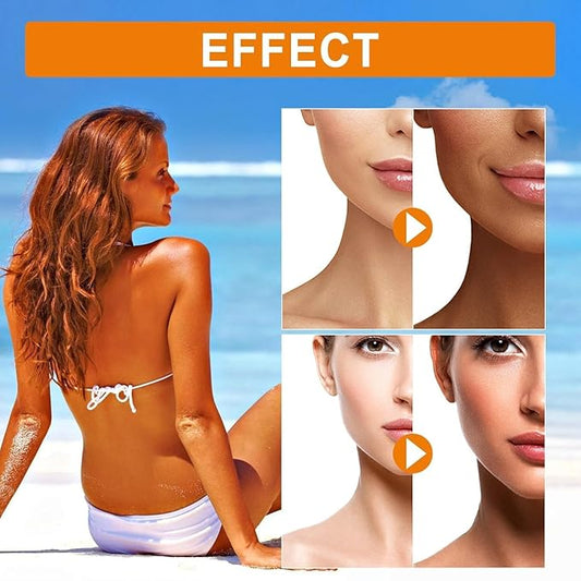 Brown Tanning Gel Tanning Cream,Tanning Accelerator Cream, Soft Brown Intensive Tanning Luxe Gel,Tanning Luxe Gel, Tanning Cream for Sunbeds & Outdoor Sun 150g*2PCS