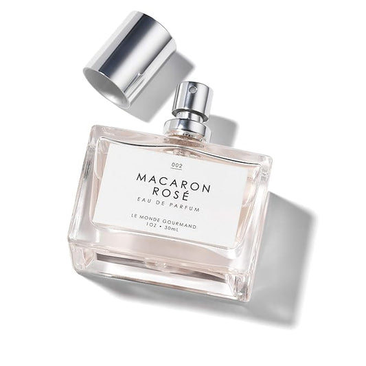 Le Monde Gourmand Macaron Rosé Eau de Parfum - 1 fl oz (30 ml) - Rose, Floral, Sugar Perfume Notes