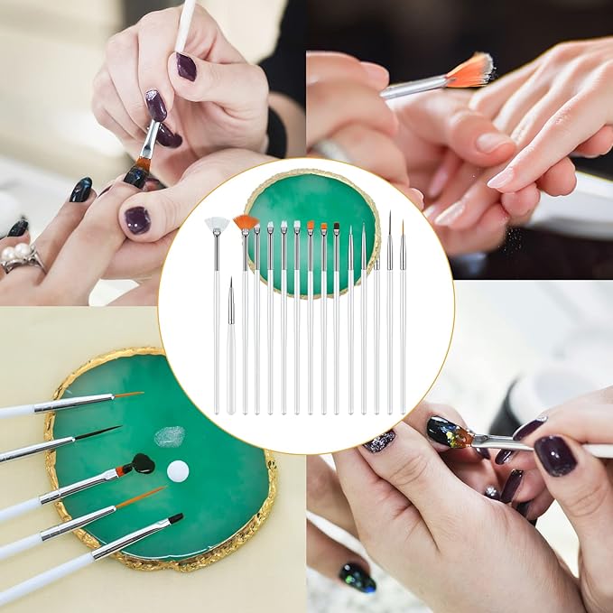 Nail Art Mixing Palette Resin Plate Tray