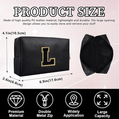 Personalized initial letter patch makeup