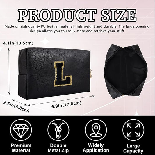 Personalized initial letter patch makeup