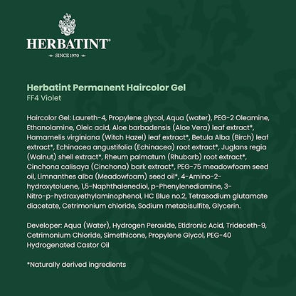 Herbatint Permanent Haircolor Gel, FF4