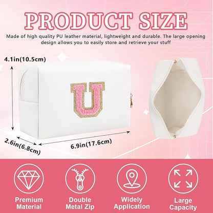 Personalized initial letter patch makeup