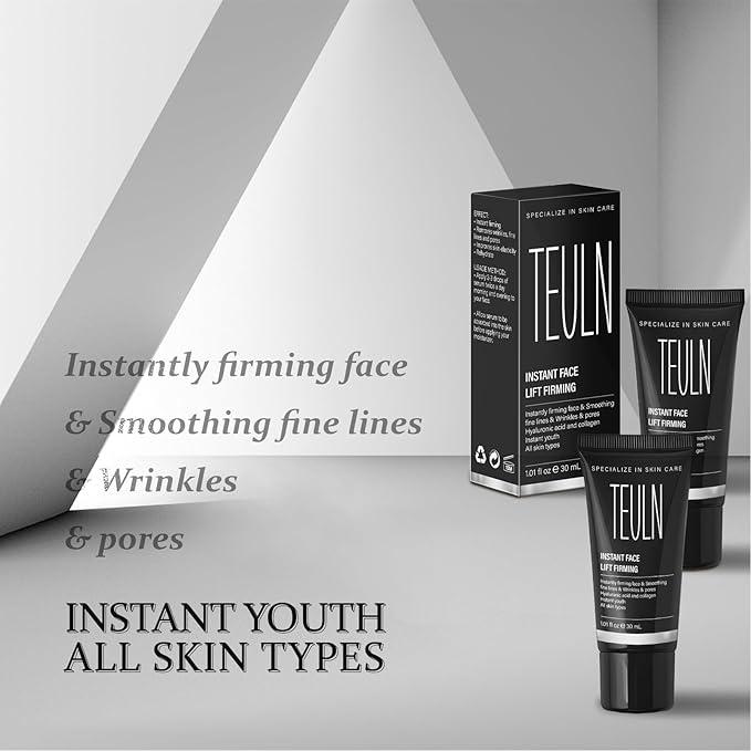 Instant Face Lift Cream,Instant Face Tightener, Smoothing Fine Lines, Wrinkles and Pores
