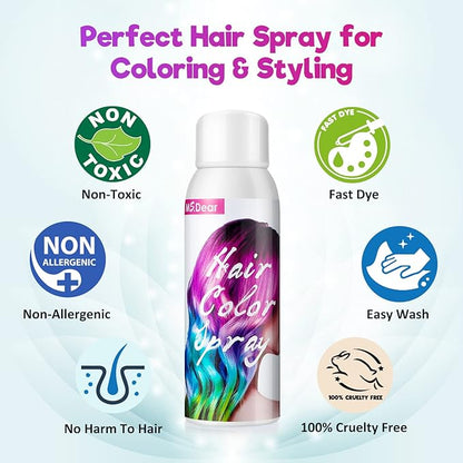 Blue Hair Spray Hair Dye