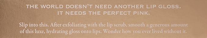 Sara Happ Pink Slip Luxe Gloss with Subtle Slip