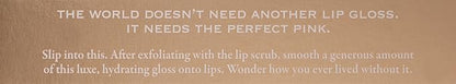 Sara Happ Pink Slip Luxe Gloss with Subtle Slip