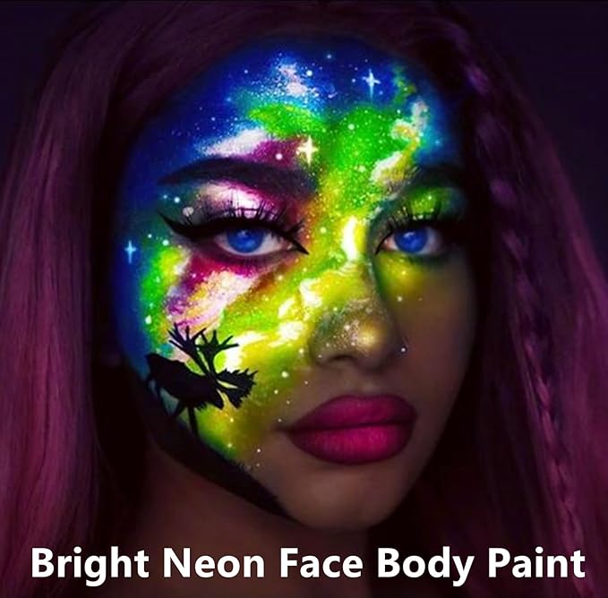 Go Ho Neon Yellow Body Paint 2.37oz