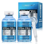 Stem Cell Serum for Face, 2 Count Microneedling Serum, Stem Cell Solution Ampoule to Use with and without Micro Needling, Anti Aging & Smooth Wrinkles
