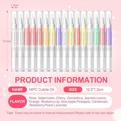 COSCELIA 16Pcs Cuticle Oil Pens