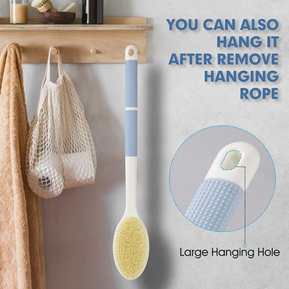 Back scrubber anti slip for