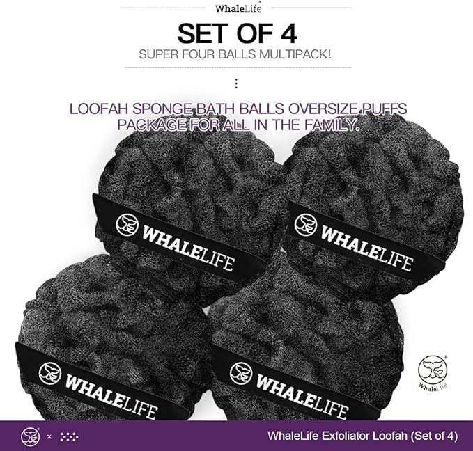 Loofah sponge bath sponge for