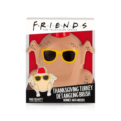 MAD Beauty Friends TV Show Turkey Detangling Hair Brush – Thanksgiving Episode Nostalgia 90s, Fun Gift for Women, Adults & Kids | Monica Chandler | Cruelty-Free