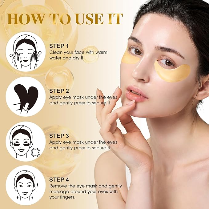 120 pcs 24k gold under