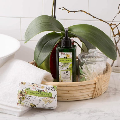 Liquid Soap, Shea Butter Enriched (12 oz), No. 8 - Clove, Vanilla Flower & Orange