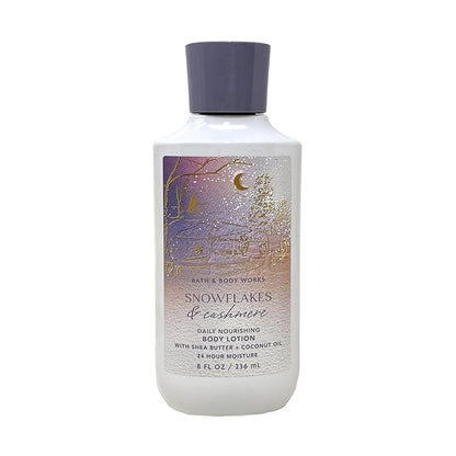 Bath & Body Works - Snowflakes & Cashmere - Daily Trio - Gift Set - Shower Gel, Fine Fragrance Mist and Body Lotion – (Packaging Varies)