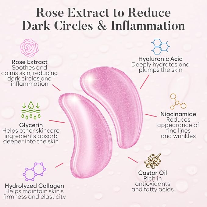 Rose eye mask (30 pairs)