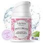 LilyAna Naturals Face and Neck Moisturizer for Women and Men - Moisturizer Face and Neck Cream for Dry Skin and Dark Spot Brightening - Rose and Pomegranate Extracts - 1.7oz
