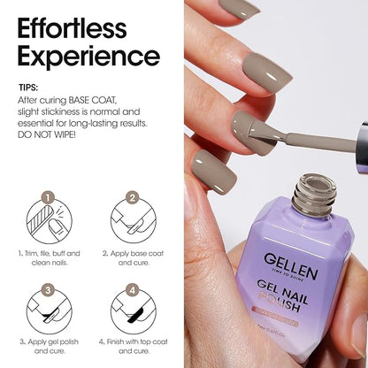 Gellen Gray Gel Nail Polish