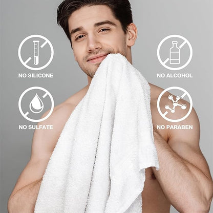 Body & Earth Gift Baskets for Men Bath Set Citrus Scented Bath and Body Gift Set with Body Lotion, Face Wash, Shower Gel, Bubble Bath, Loofah, Birthday Fathers Day Gifts