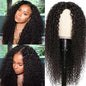 Beauty Forever Small Cap Curly V Part Wig Human Hair No Leave Out Lace Front Wigs No Glue No Gel Upgraded U Part Wigs For Women, 10A Grade Glueless Wig Wear And Go Beginner Friendly 5X2.5 Inch Lace Wig 150% Density Natural Color 24 Inch