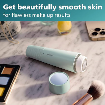 Philips Beauty Series 5000 Electric Shaver and Personal Groomer for Women, Cordless & Compact, Hypoallergenic Head, Gentle & Quick Hair Removal Easy Touch Ups, Mint Green, BRR474/00