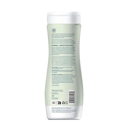 ATTITUDE Hair Shampoo for Sensitive Dry Scalp, EWG Verified, Soothing Oat, Dry and Damaged Hair, Naturally Derived Ingredients, Vegan and Plant-Based, Nourishing, Avocado Oil, 16 Fl Oz