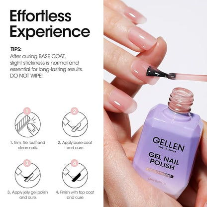 Gellen Nude Pink Gel Nail
