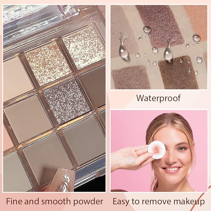 12 Girds Colorful Matte Shimmer Eyeshadow Palette