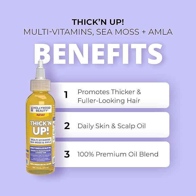 Hollywood Beauty Level Up! Daily Hair, Scalp & Skin Oil Trio (3 Products)