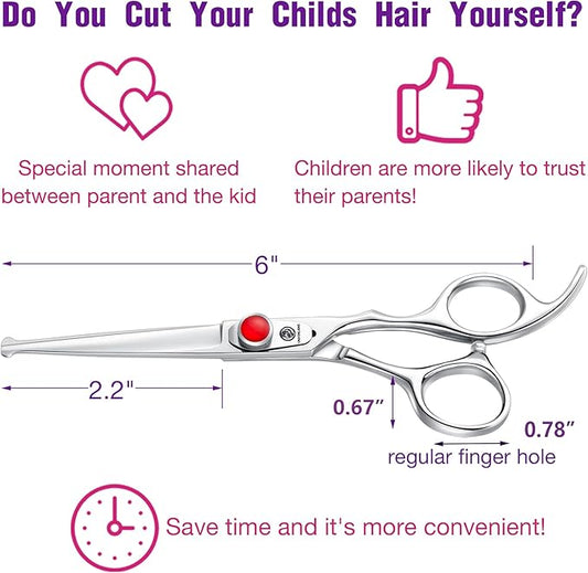 6" Kids Hair Cutting Scissors
