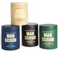 Body Prescriptions Men’s Exfoliating Body Scrub – Ultimate Skin Cleansing Wash in Jar with Twist-Top Lid, For All Skin Types, 21 Ounce (Pack of 4), Combo Pack