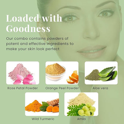 Herbal Skin Care Set | 5 powders in 100g