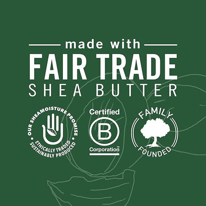 SheaMoisture Beard Wash & Beard Detangler Set - Fair Trade Organic Shea Butter, Coarse Hair, Men's Grooming, Scented, 2 Piece Set